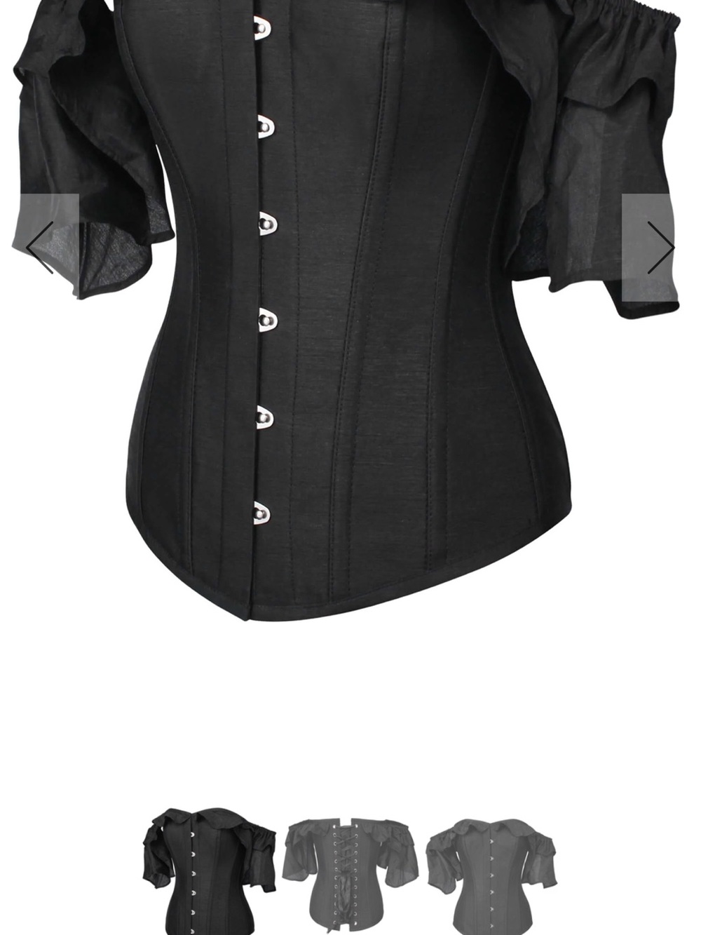 Women’s Black Floral Off-Shoulder Blouse